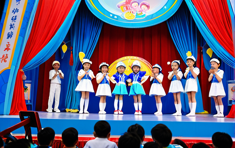 띠띠뽀 팬들을 위한 특별 이벤트 - Meet & Greet with Titipo Characters**

"A heartwarming moment at 'Titipo Đại Hội' where fully clothe...