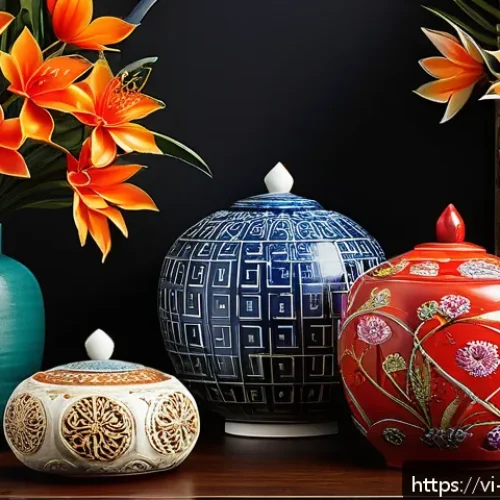 Home 30 띠띠뽀 공식 굿즈 컬렉션 - A vibrant and elegant product display featuring a collection of modern Vietnamese-inspired gifts wit...
