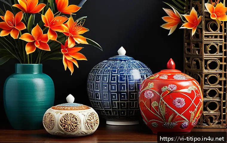 띠띠뽀 공식 굿즈 컬렉션 - A vibrant and elegant product display featuring a collection of modern Vietnamese-inspired gifts wit...