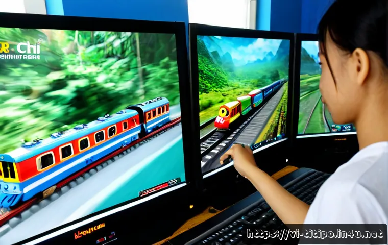 Home 17 띠띠뽀 애니메이션의 혁신적 기술 - Photorealistic modern animation studio in Ho Chi Minh City, Vietnamese creative team reviewing a fri...